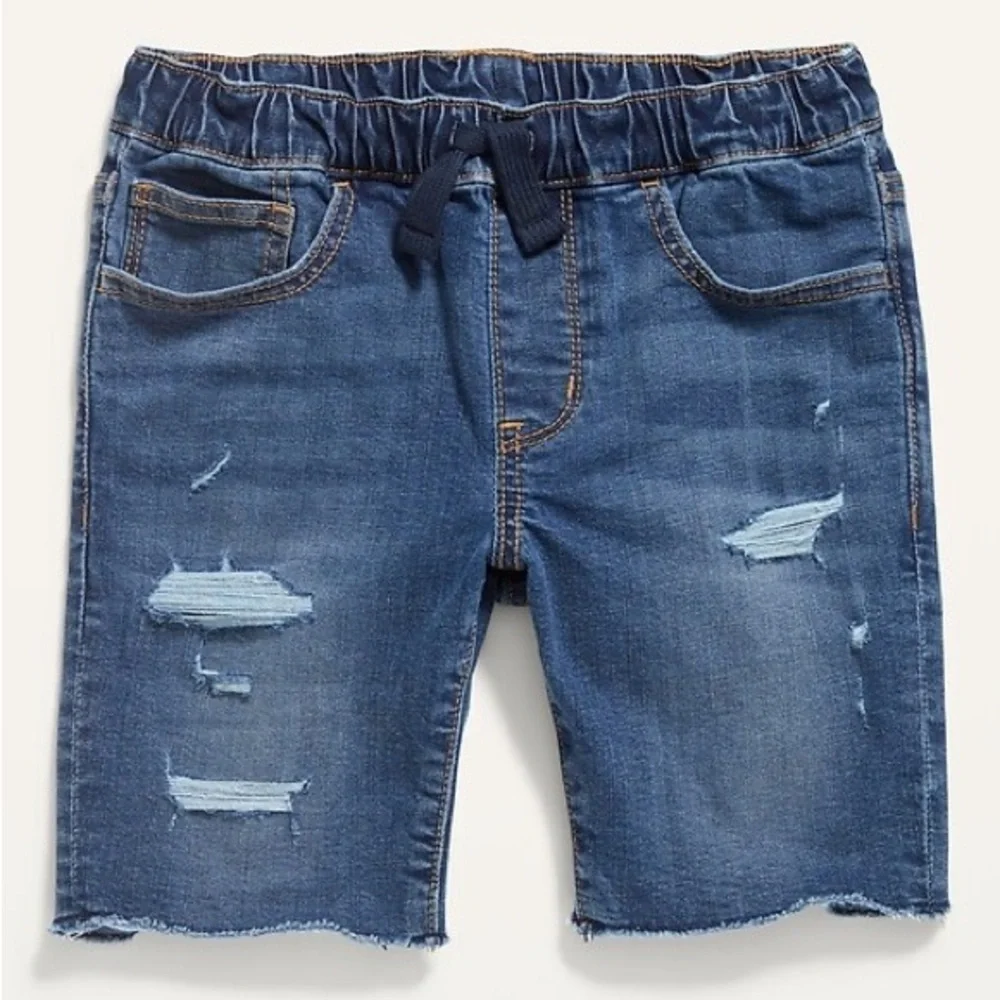 OLD NAVY Karate Built-In Flex Max Ripped Jean Jogger‎ Pull-On Shorts